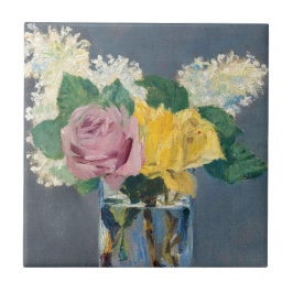 Azulejo Edouard Manet - Lilacs y Rosas