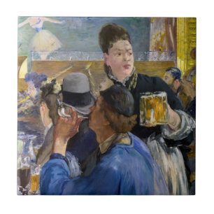 Azulejo Edouard Manet - Rincón de un Café-Concert