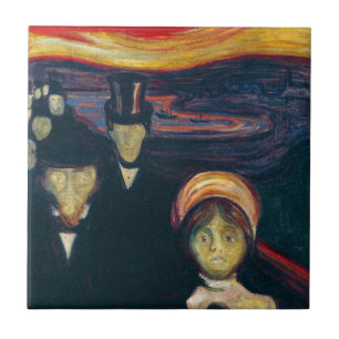 Azulejo Edvard Munch - Ansiedad