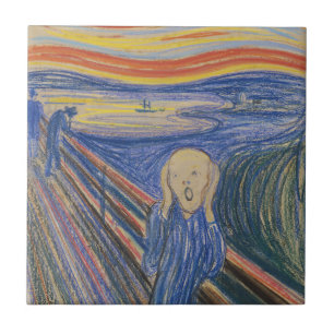Azulejo Edvard Munch El Grito 1895 Impresión artística en 