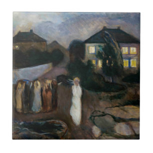 Azulejo Edvard Munch - La tormenta