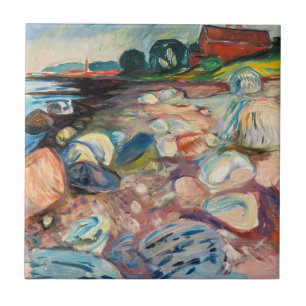 Azulejo Edvard Munch - Shore with Red House