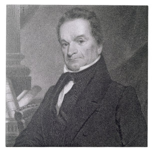 Azulejo Edward Livingston, grabado por Edward Wellmore (la
