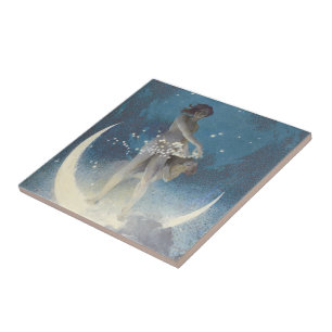 Azulejo Edwin Blashfield Stars dispersando Art Nouveau