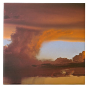 Azulejo EE.UU., Arizona, Gran Cañón NP. Crear atardecer