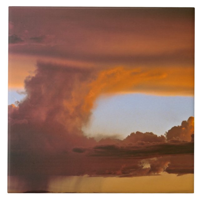 Azulejo EE.UU., Arizona, Gran Cañón NP. Crear atardecer (Frente)