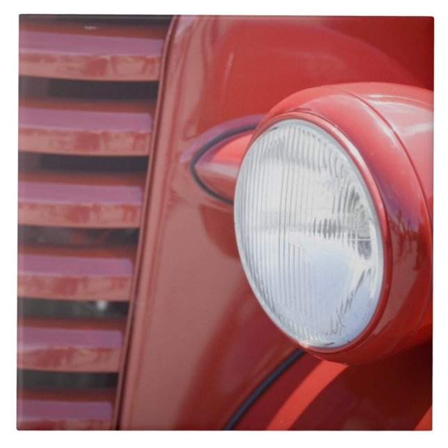 Azulejo EE.UU., Maine, Cabeza de búho. Faro y parcial (Frente)