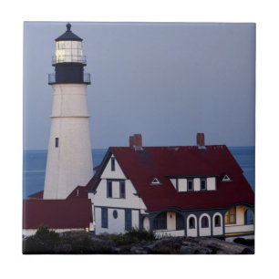 Azulejo EE. UU., Maine, Portland, Cape Elizabeth, Faro
