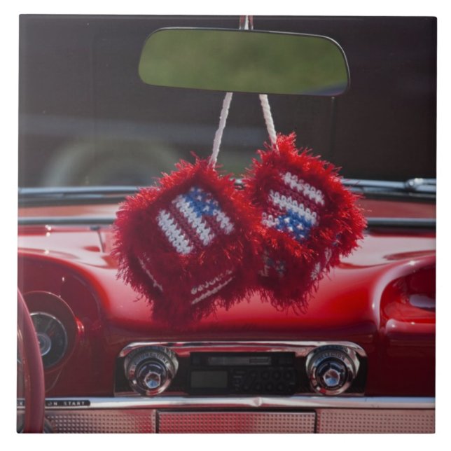 Azulejo EE. UU., Massachusetts, Gloucester. Dados difusos  (Frente)