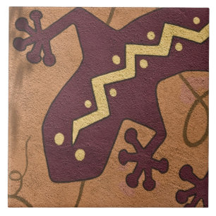 Azulejo EE. UU., Nuevo México, Santa Fe. Sección de primer