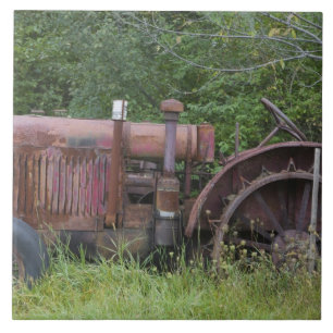 Azulejo EE. UU., Vermont, MANCHESTER: Tractor agrícola ant