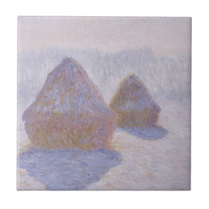 Azulejo Efecto de los Haystacks de Claude Monet el de la