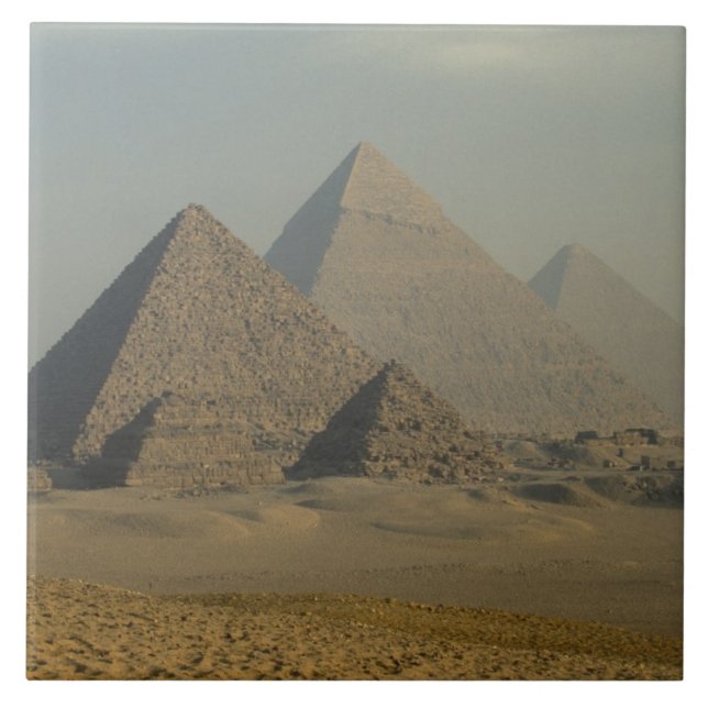 Azulejo Egipto, Giza, complejo pirámides de Giza (Frente)