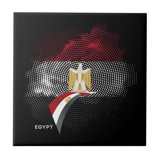 Azulejo Egypt flag (Frente)