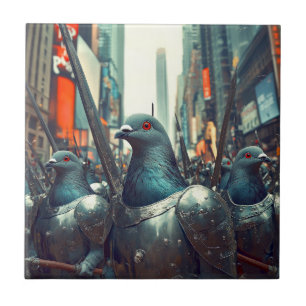 Azulejo Ejército de Palomas