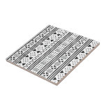 Azulejo El africano blanco MudCloth del negro el | inspiró<br><div class="desc">El africano blanco y negro hermoso Mudprint inspiró la teja de la impresión del paño. Golpee el botón del arreglo para requisitos particulares para controlar el tamaño del modelo para adaptarse a sus necesidades.</div>
