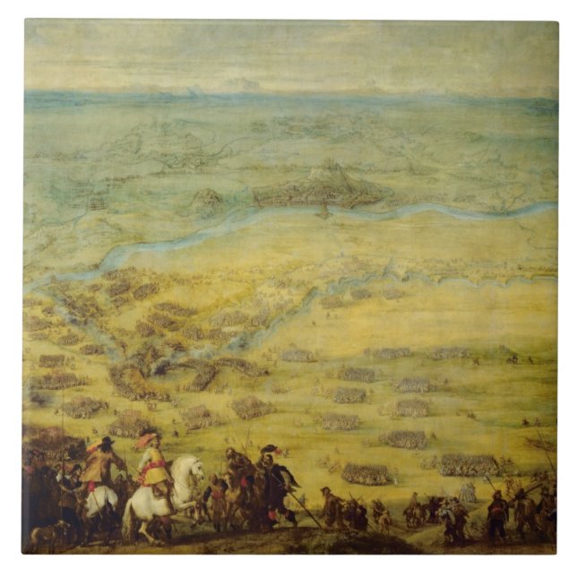 Azulejo El alivio de la fortaleza de Lerida (Frente)