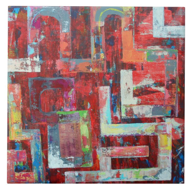 Azulejo El almacén 6 x 6 mosaico cerámico (Frente)