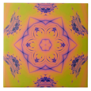 Azulejo El alto contraste del atardecer en la playa Mandel