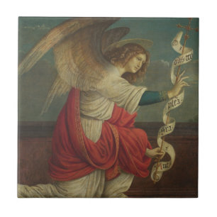 Azulejo El Ángel Gabriel - Gaudenzio Ferrari