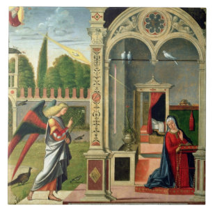 Azulejo El anuncio (aceite en el panel) 2