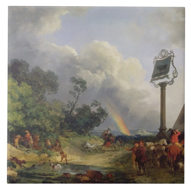 Azulejo El arco iris, 1784 (aceite en lona) (Frente)