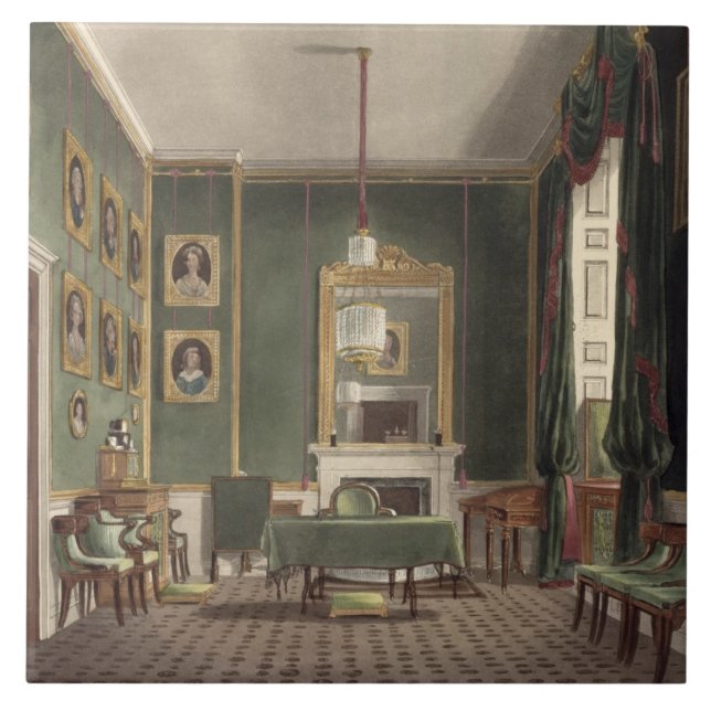 Azulejo El armario verde, casa de Buckingham, 'del Hist (Frente)