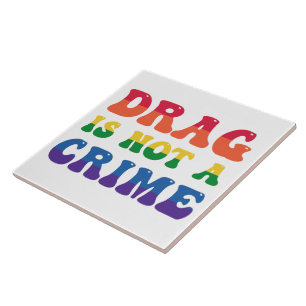 Azulejo El Arrastrar No Es Un Mosaico De Crimen