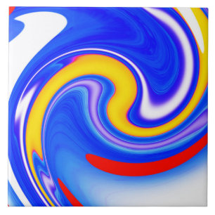 Azulejo El arte de la manera dorada