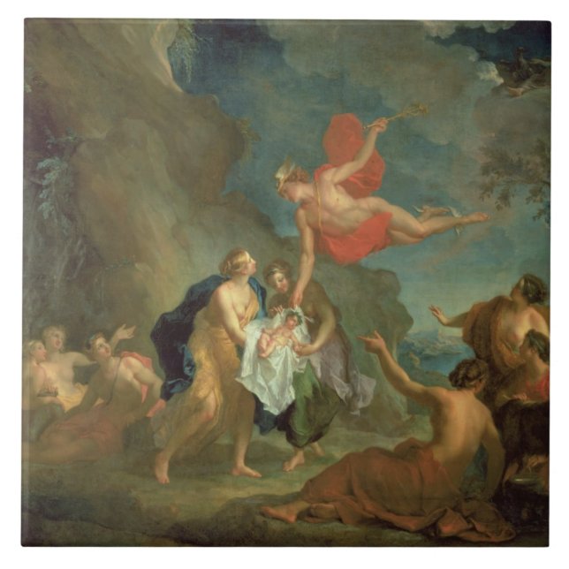 Azulejo El Bacchus infantil entregado por Mercury al Nym (Frente)