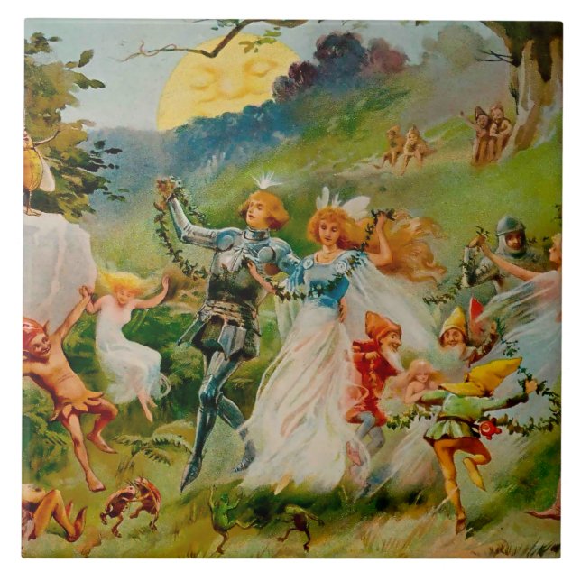 Azulejo “El baile de las hadas” de ES Hardy (Frente)