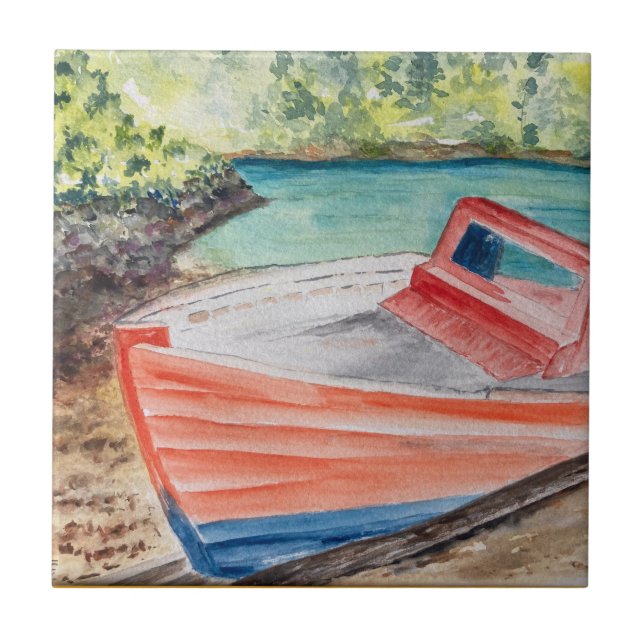 Azulejo El barco (Frente)