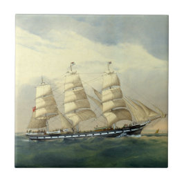 Azulejo El Barco Clipper La Helen Pembroke 1870