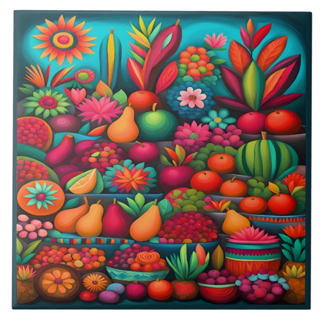 Azulejo El bello arte mexicano (Frente)