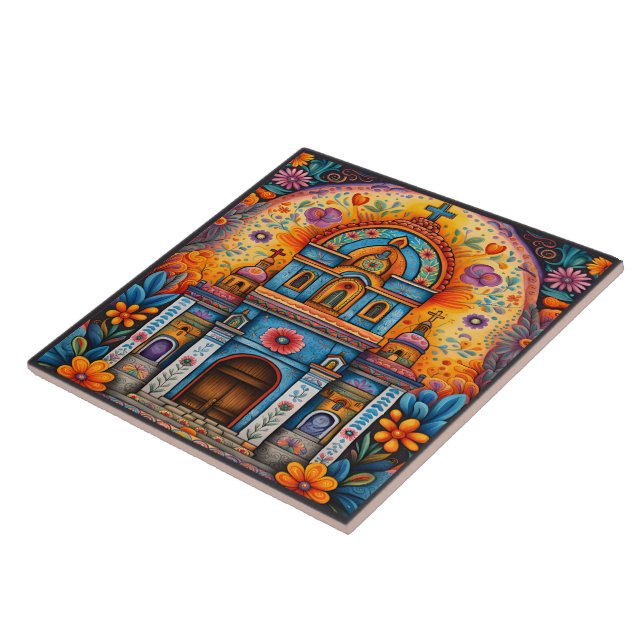 Azulejo El bello arte mexicano (Lado)