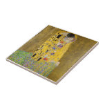 Azulejo El beso de Gustav Klimt<br><div class="desc">El beso de Gustav Klimt</div>