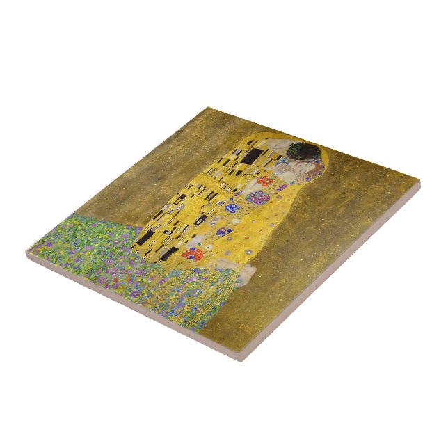 Azulejo El beso de Gustav Klimt (Lado)