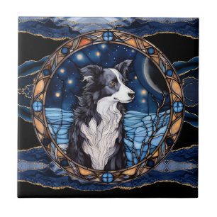 Azulejo El borde se hunde en una noche estrellada