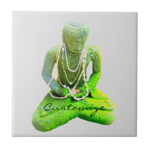Azulejo El Buda Verde Mossy Medita Thunder_Cove
