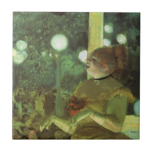 Azulejo El Café Concierto de Edgar Degas, Arte Antiguo Fin