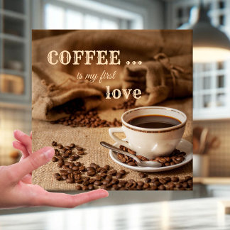 Azulejo El café es mi primera película de amor