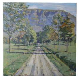 Azulejo El camino a Evordes (por Ferdinand Hodler)