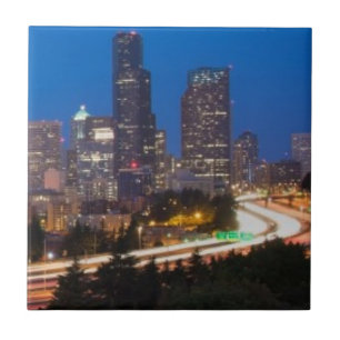 Azulejo El camino a Seattle