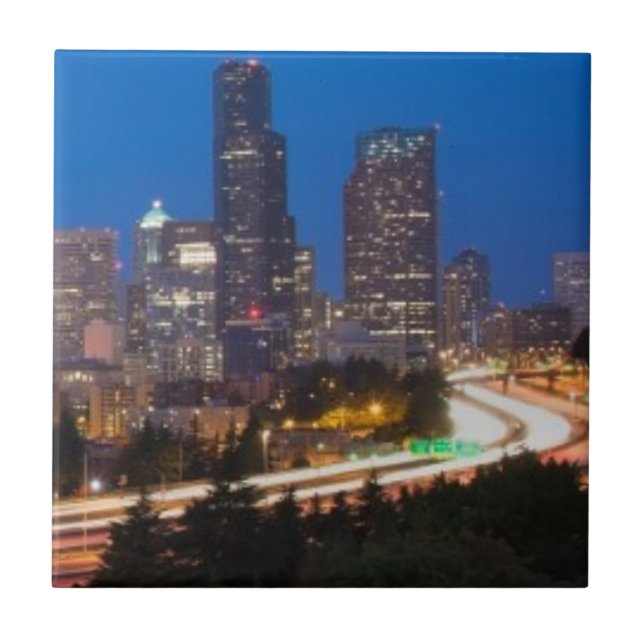 Azulejo El camino a Seattle (Frente)