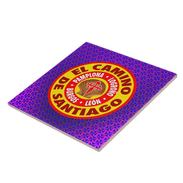 Azulejo EL Camino de Santiago (Lado)