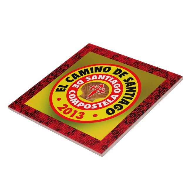 Azulejo EL Camino de Santiago 2013 (Lado)