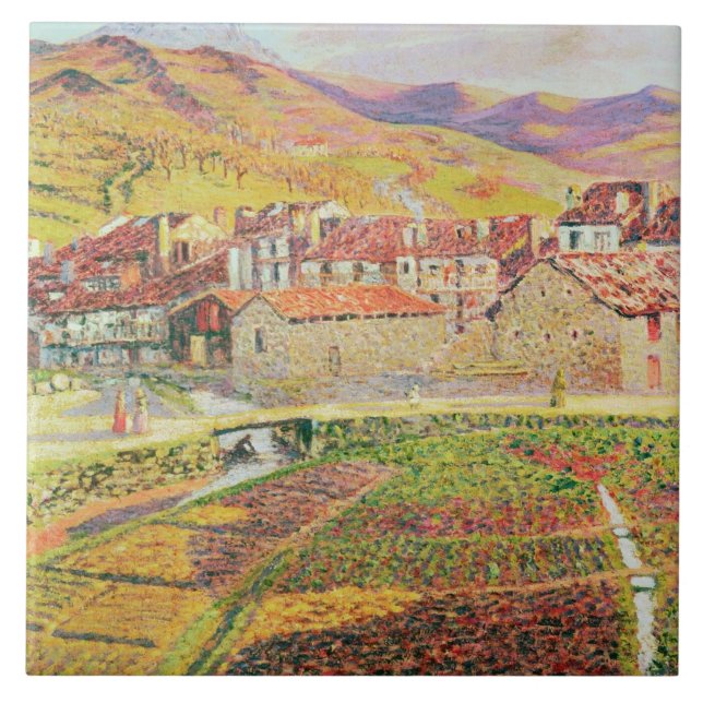 Azulejo El campo (Frente)