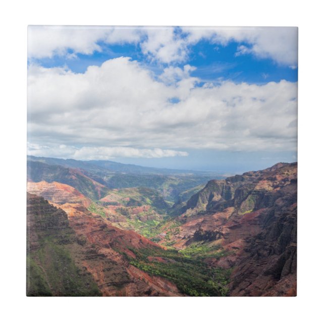 Azulejo El Cañón de Waimea (Frente)