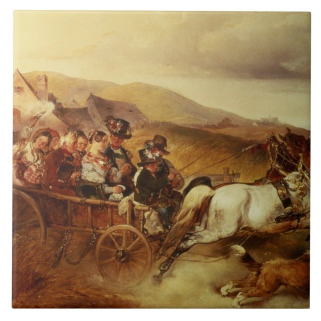 Azulejo El carrito del Boda (Frente)