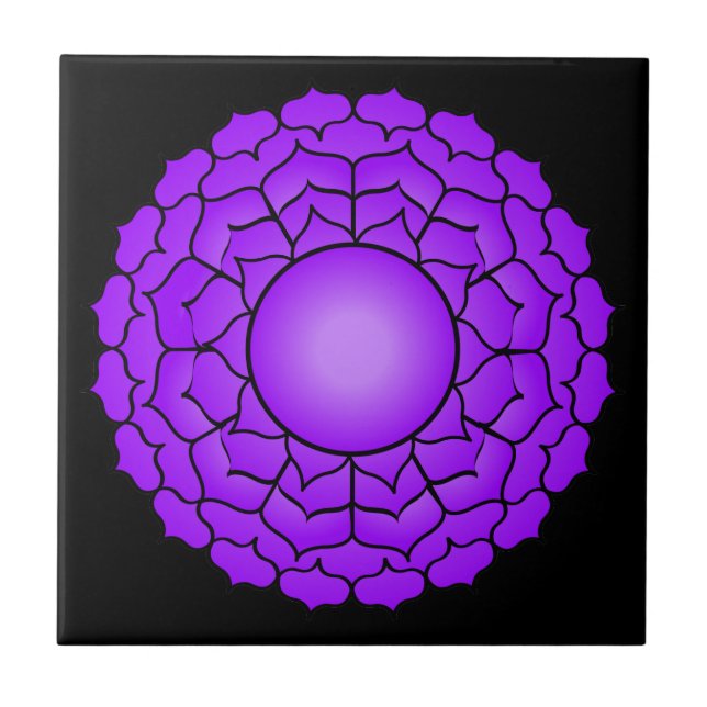 Azulejo El Chakra de la Corona (Frente)